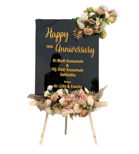 Papan Bunga Akrilik Sirap